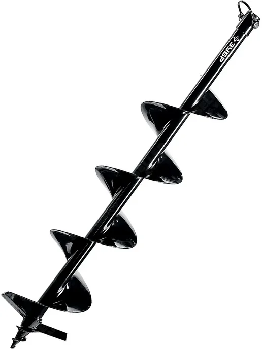 ЗУБР Шнек для мотобура 80 мм для грунта однозаходной 7051-8, вариант, фото 2