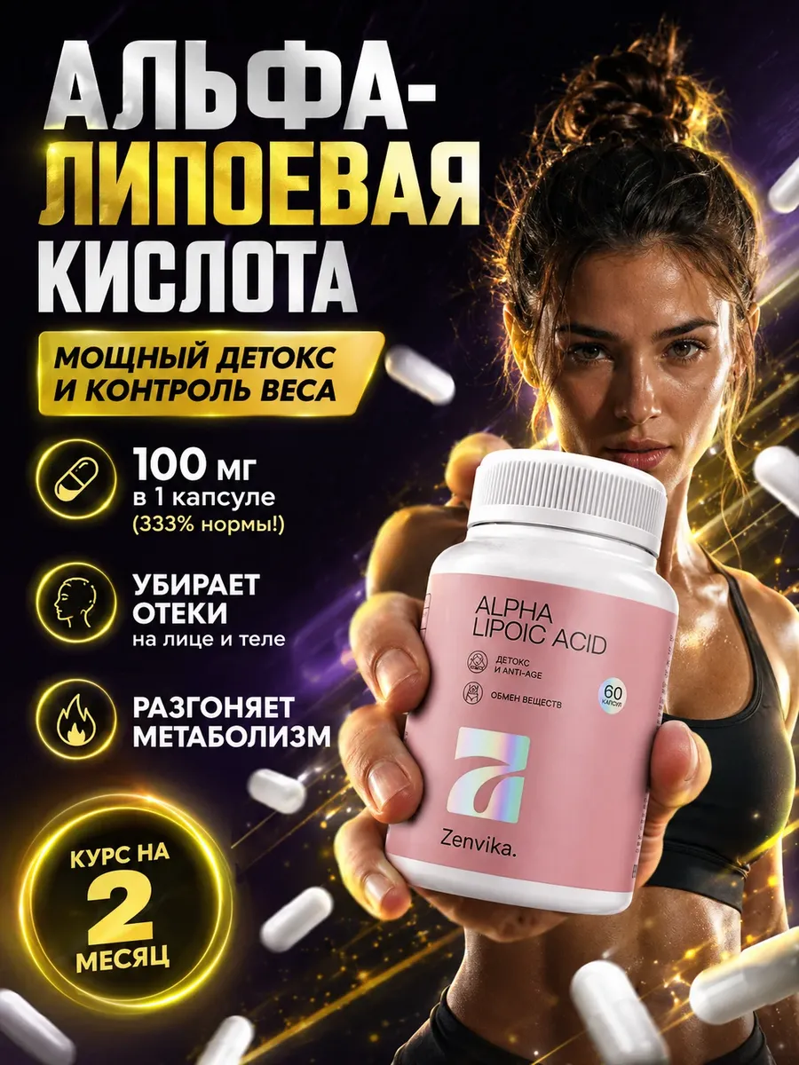 Альфа Липоевая кислота для похудения и снижения аппетита