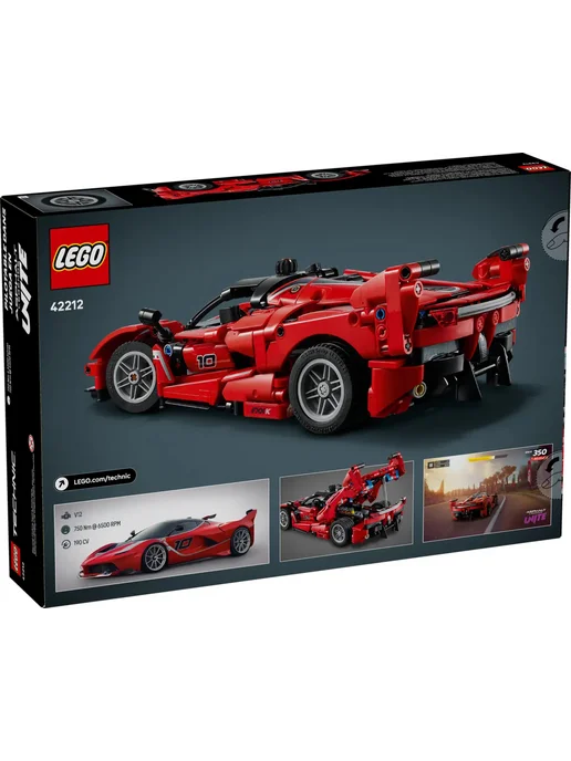 LEGO Конструктор Technic 42212 Ferrari FXX K, черный, фото 2
