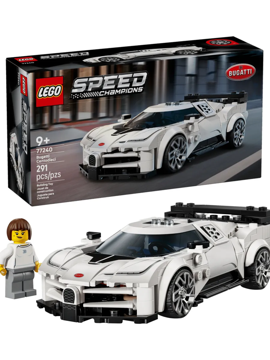 Конструктор Speed Champions 77240 Гиперкар Bugatti