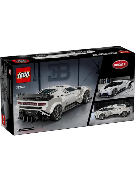 LEGO Конструктор Speed Champions 77240 Гиперкар Bugatti, черный, фото 2