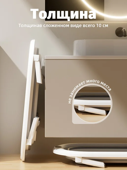 CANDY BABY Ванночка для купания новорожденных. В подарок гамак и ковш, белый, фото 3