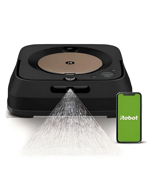 iRobot Моющий робот Braava Jet m6 черный, черный