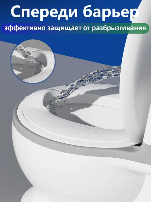 CANDY BABY Горшок детский с мягким ободком-унитаз со звуком смыва воды, вариант, фото 5