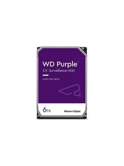 WD Жесткий диск SATA-III 6Tb Purple 5400 Rpm