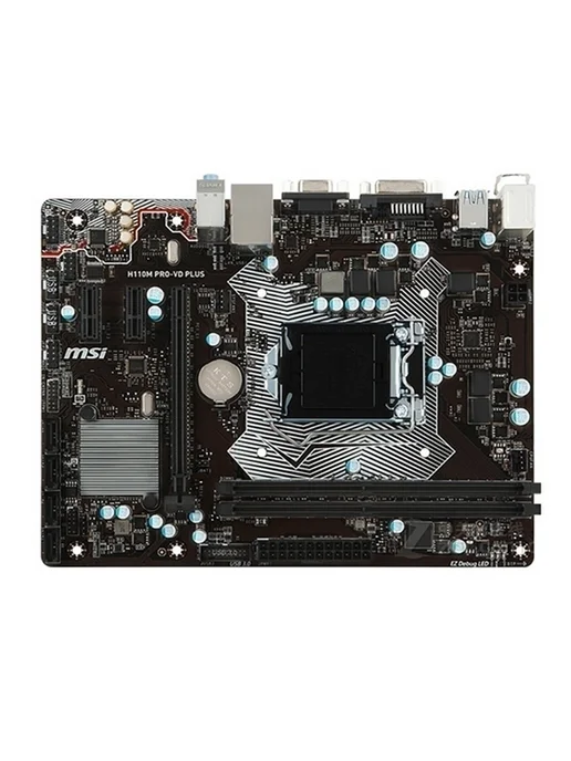 MSI Состояние 9,5 из 10 материнская плата H110M PRO-VD PLUS LGA…, Состояние 9 5 из, фото 3