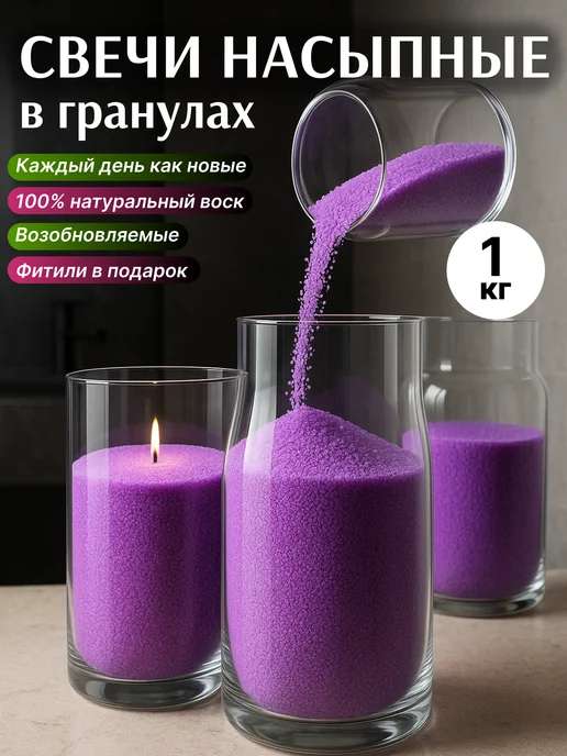 Менделеев Свечи Насыпные в Гранулах 1 кг, 1 кг