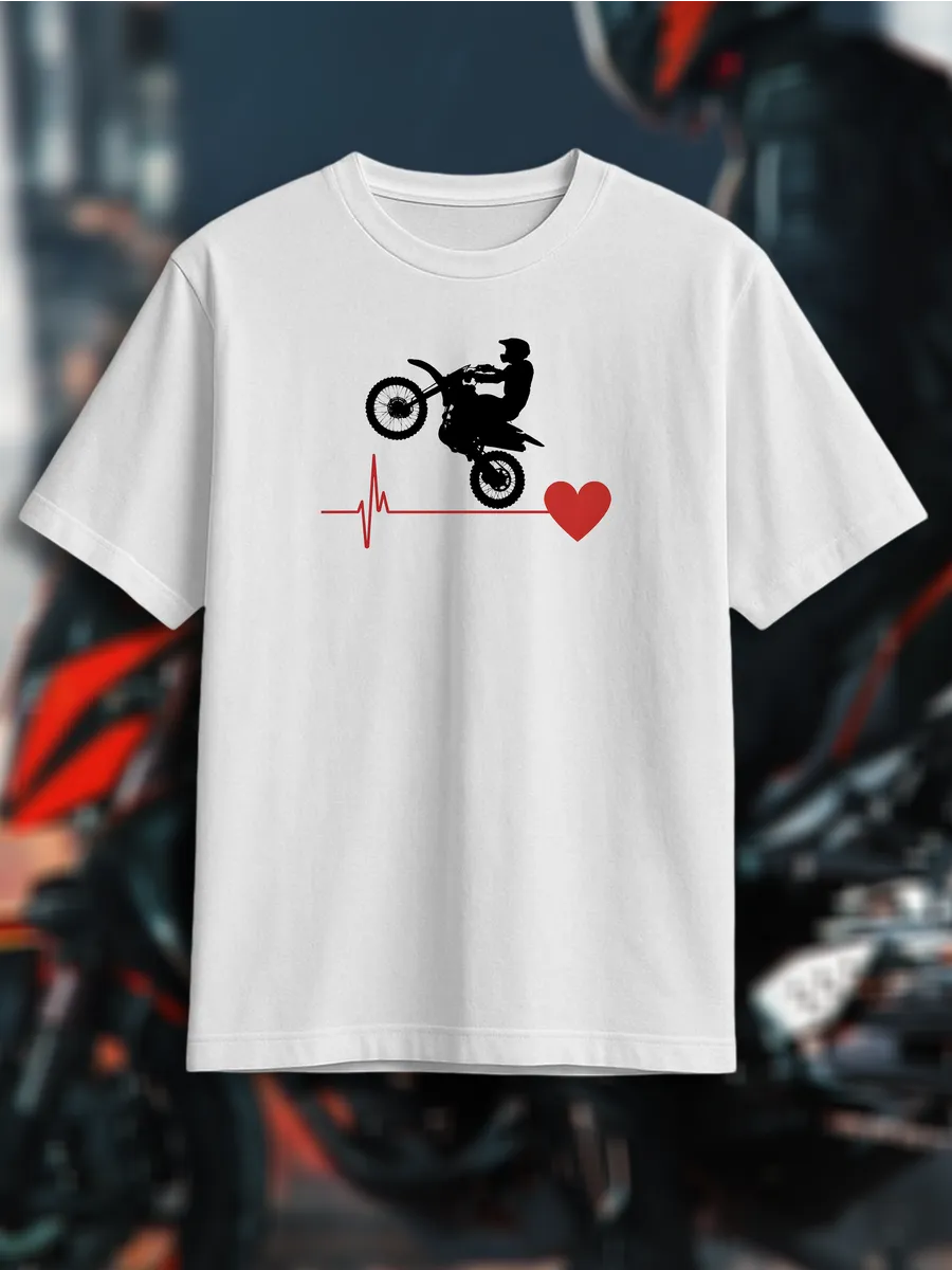 Футболка спорт Мотоцикл Motocycles