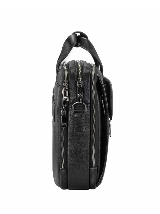 HT Портфель из натуральной кожи 3637, черный, фото 7