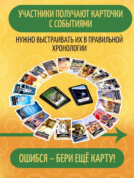 Стиль Жизни Настольная игра "Таймлайн 3 История России" на кругозор, белый, фото 2