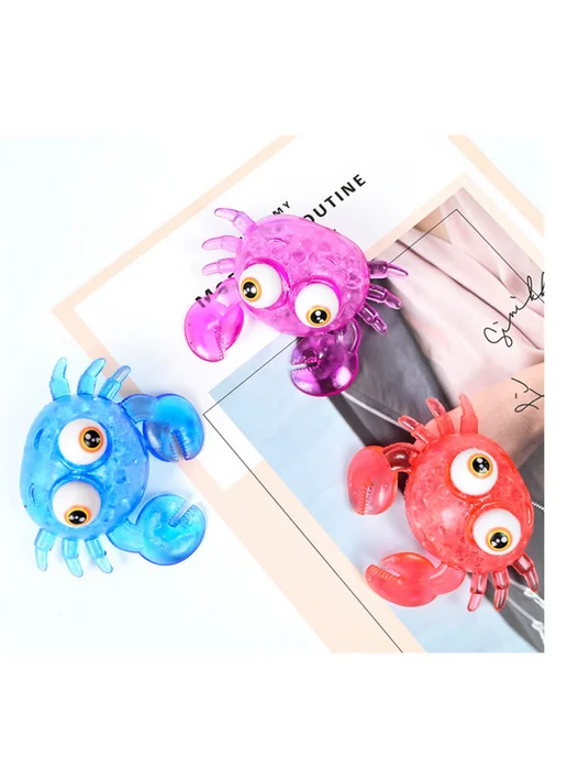Toys Игрушка антистресс Краб, сквиши 1шт, 1 шт, фото 5