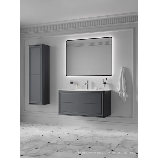 Фото товара на маркетплейсе wildberries Тумба подвесная для ванной без умывальника, 100 см