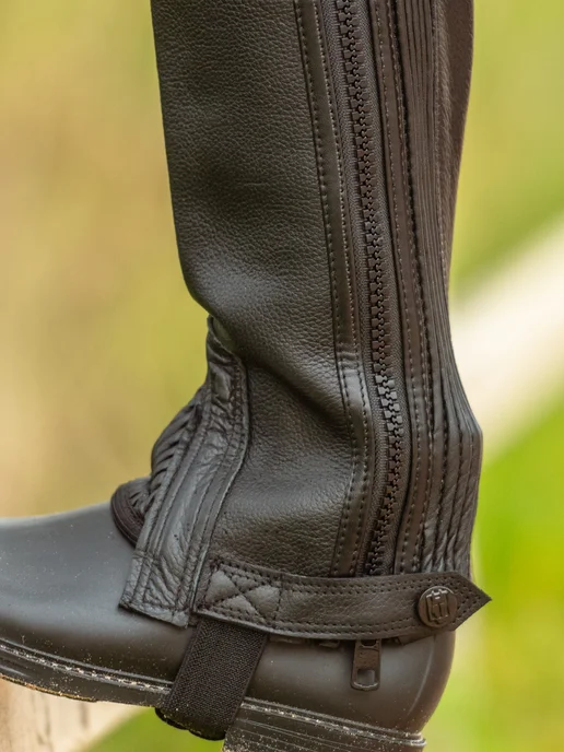 TAYA equestrianism Краги для верховой езды детские, черный, фото 3