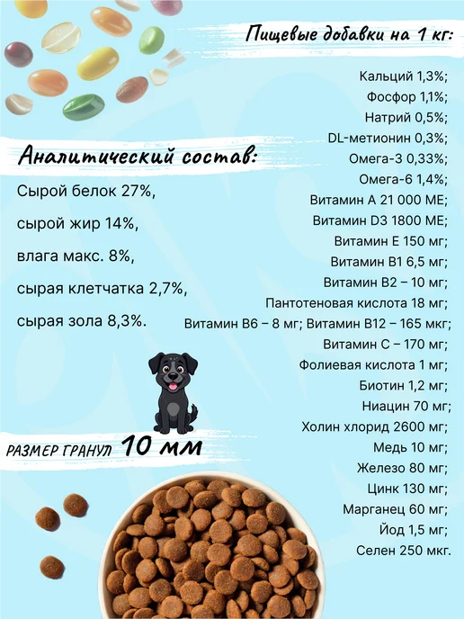 Сухой корм Enso для собак, взрослые, мелкие, 7,12 кг, фото 4