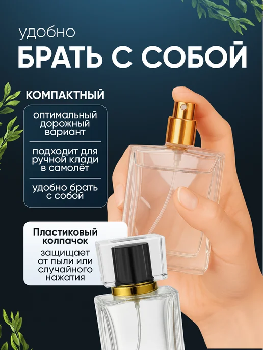 Perfume_Art Атомайзер для духов 50 мл флакон с распылителем 5 шт, 50 мл, 5 шт, фото 3