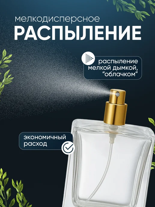 Perfume_Art Атомайзер для духов 50 мл флакон с распылителем 5 шт, 50 мл, 5 шт, фото 4