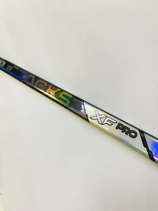 CCM Клюшка хоккейная Tacks XF Pro Grip Int Левый хват P28 F55, черный, фото 5