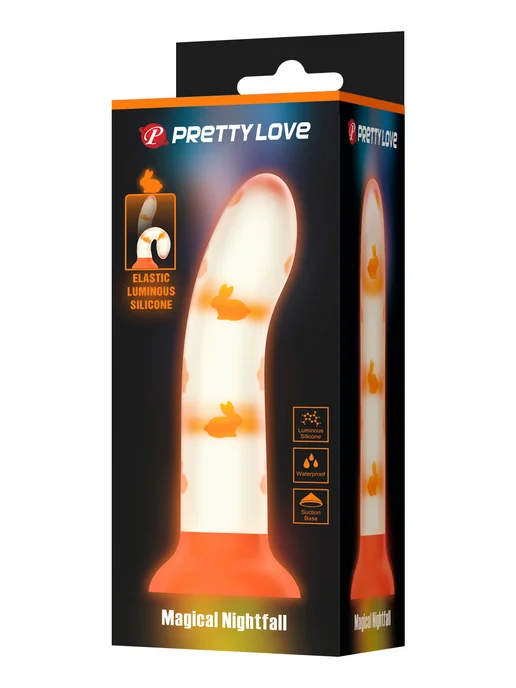 Baile Pretty Love Magical Nightfall, оранжевый — фаллоимитатор, оранжевый, фото 5