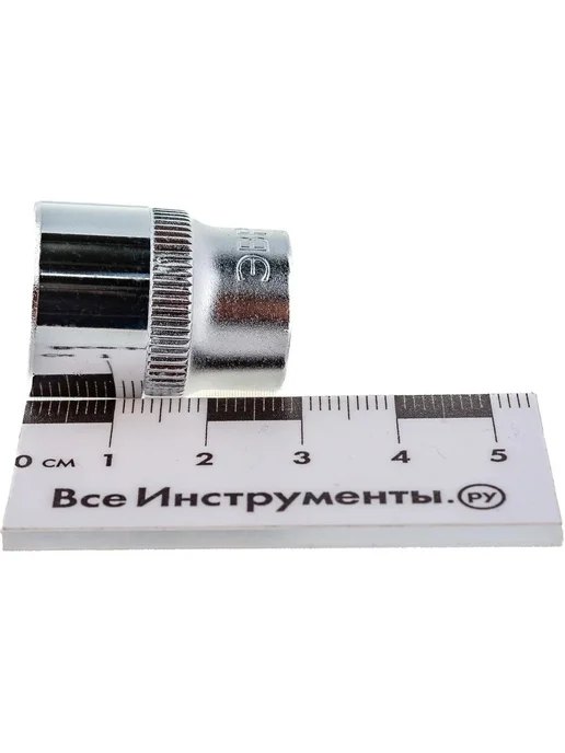 ЭВРИКА Головка торцевая 15мм 3 8" 6-гранная L 30мм, 15мм, фото 3