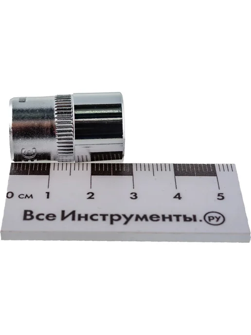 ЭВРИКА Головка торцевая 15мм 3 8" 6-гранная L 30мм, 12мм, фото 3