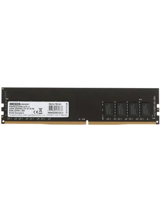 AMD Оперативная память R948G3206U2S-U DDR4 8ГБ 3200МГц CL16, 8 ГБ