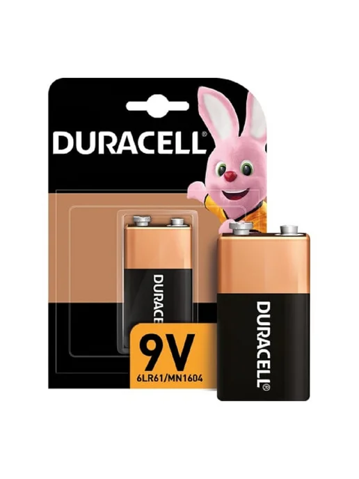 DURACELL Батарейка 6LR61-1BL, 1 шт