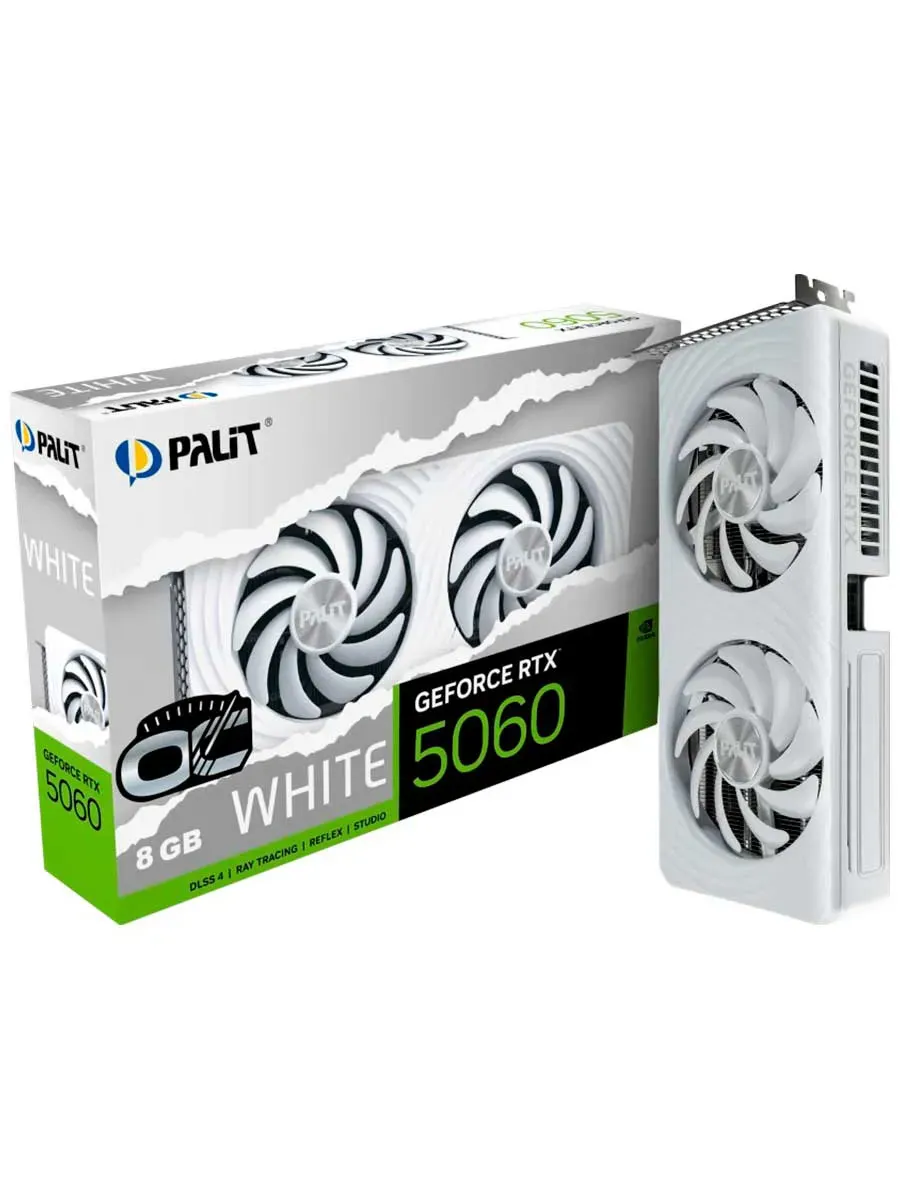 Видеокарта RTX 5060 White OC 8Gb (NE75060U19P1-GB2063M)