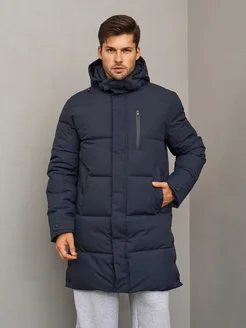 BoChikWear Пуховик зимний с капюшоном куртка удлиненная - фото 2