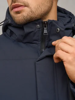 BoChikWear Пуховик зимний с капюшоном куртка удлиненная - фото 7