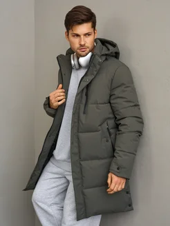 BoChikWear Пуховик зимний с капюшоном удлиненный - фото 2