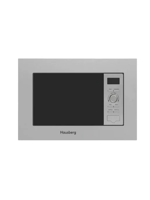 HAUSBERG Микроволновка встраиваемая 20 л, серая, 20 л, фото 6