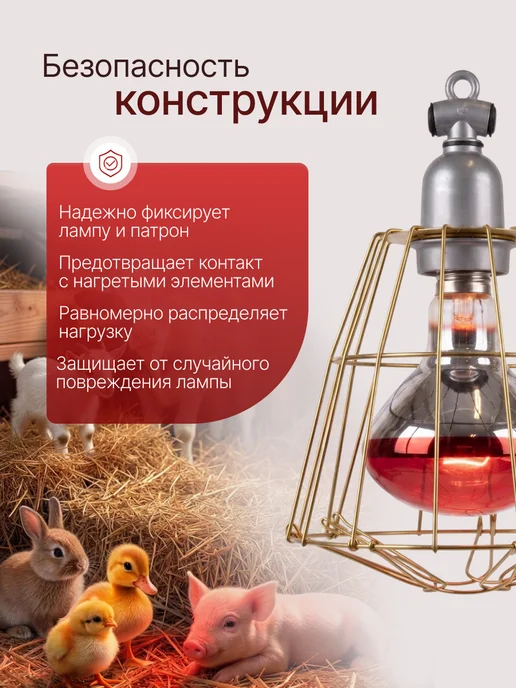 Magic Light Лампочка решетка патрон для птиц 250 вт, 250 Вт, фото 6
