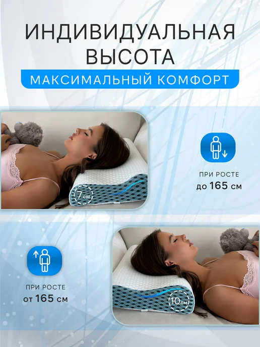 Ortho-Era Подушка с эффектом памяти, белый, фото 3