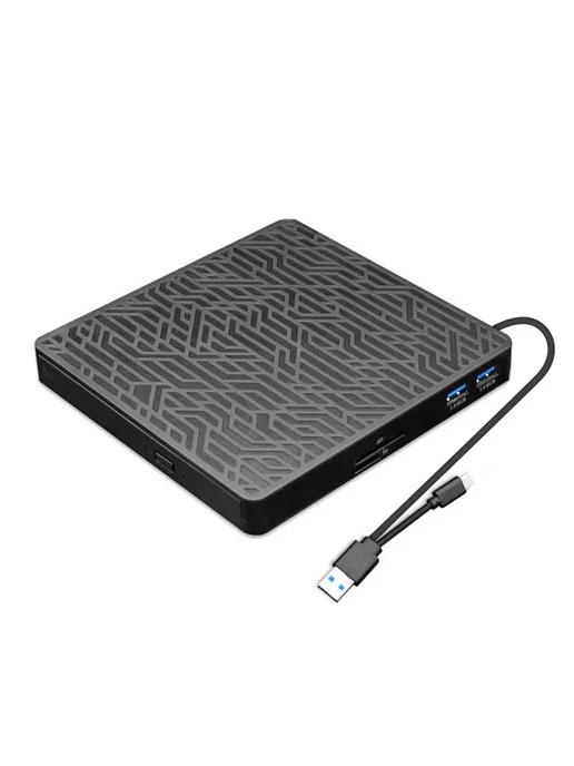 CD DVD-RW внешний привод для MacBook ноутбука ПК, вариант, фото 2