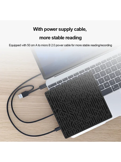 CD DVD-RW внешний привод для MacBook ноутбука ПК, вариант, фото 6
