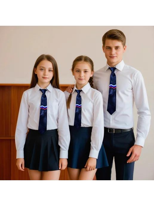 M&School Галстук для школьника, синий, фото 3