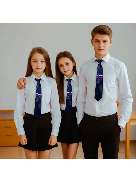 M&School Галстук для школьника, синий, фото 6