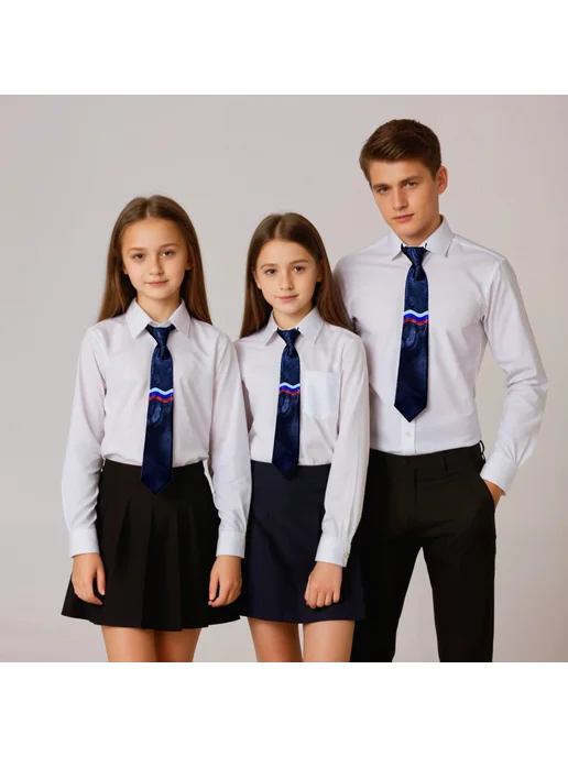M&School Галстук для школьника, синий, фото 7