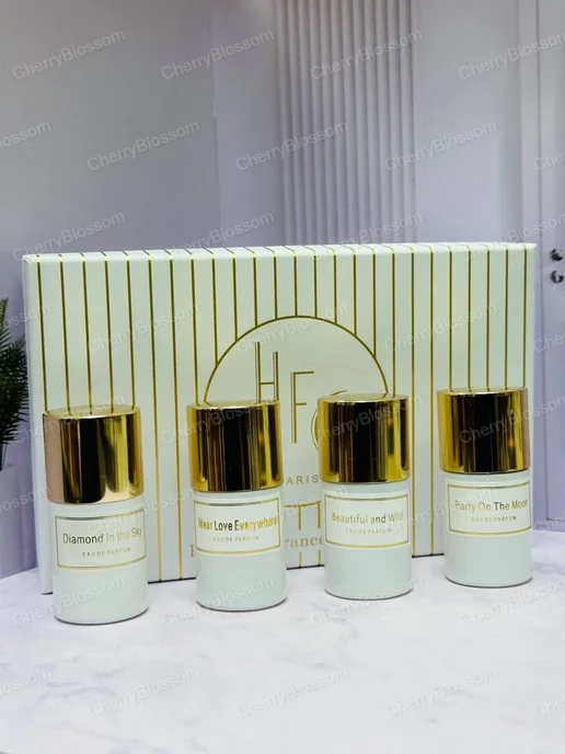 Haute Fragrance Company Набор Фрагранс Даймонд скай Ви Лав Эверивеа Пати Мун 4в1, 4 шт