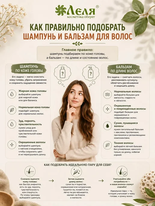 Леля - натуральная косметика Натуральный мужской шампунь с травами Витязь, Леля, 350мл, 350 мл, фото 4