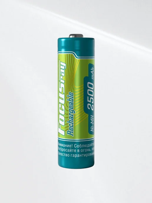 FOCUSRAY Аккумулятор 2500 mAH AA (2шт.), 2500 мАч, 2 шт, фото 3
