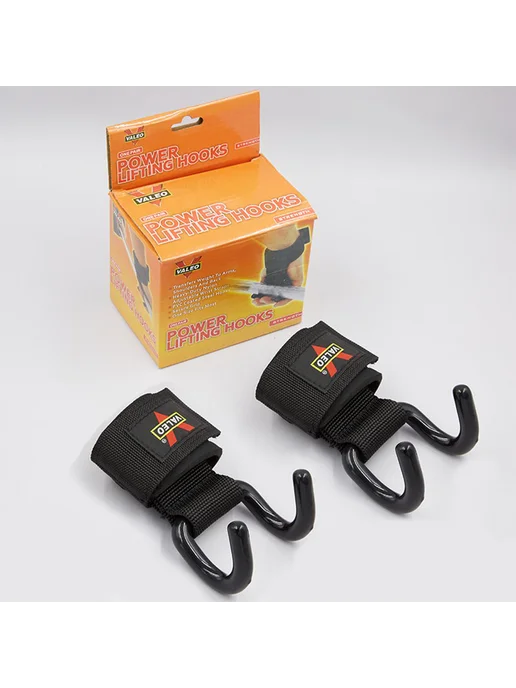 JSport Лямки для штанги с крюком, черный