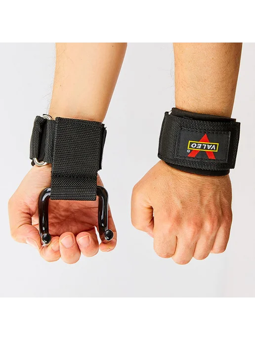 JSport Лямки для штанги с крюком, черный, фото 3