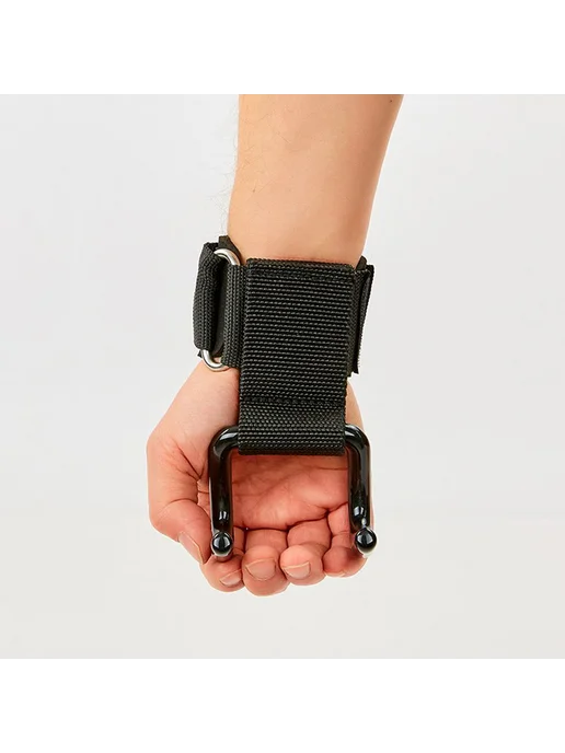 JSport Лямки для штанги с крюком, черный, фото 4