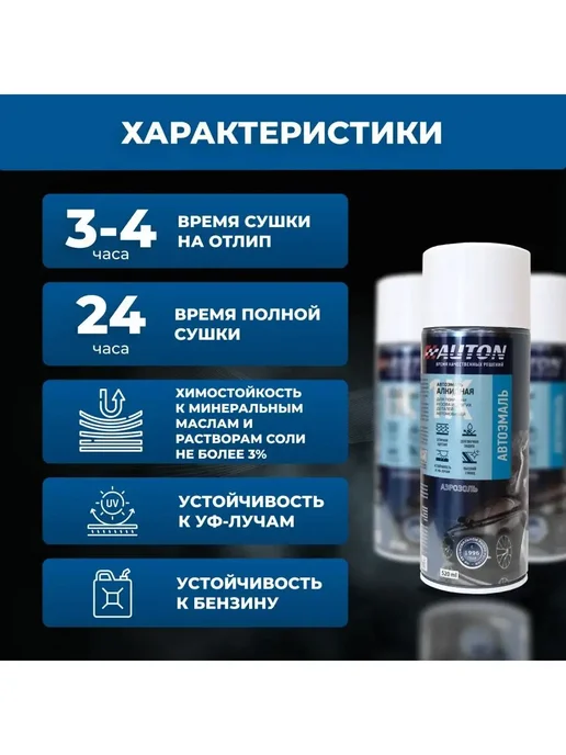 Комплект 1К Автоэмаль + 1К Грунтовка, 304 Наутилус, вариант, фото 5