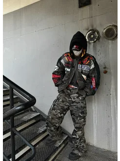Бомбер Vetements x Alpha Industries с резиновыми вставками