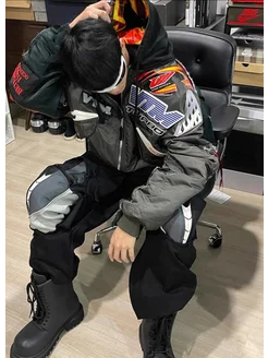 Бомбер Vetements x Alpha Industries с резиновыми вставками