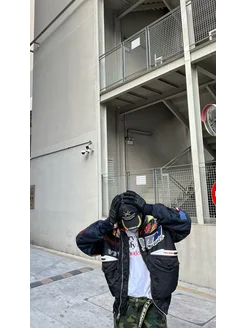 garments fab スタッズジャケット Бомбер Vetements x Alpha Industries с резиновыми вставками