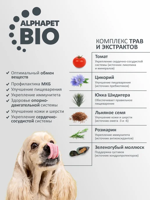 Сухой корм AlphaPet для собак, мелкие, индейка, 1 кг, фото 6