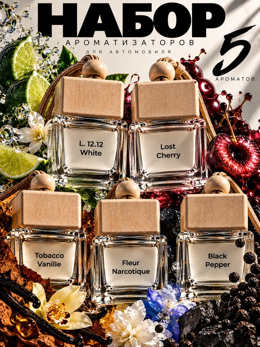 auto perfumes Автопарфюм ароматизатор набор для машины, вариант